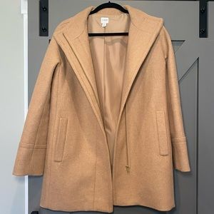 JCREW Tan Peacoat - Size 4
